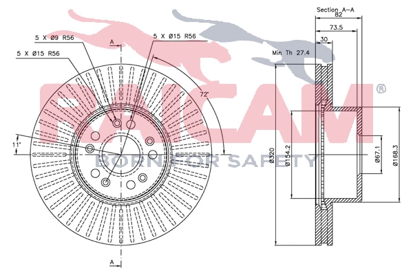 Brake Disc (RD00446)
