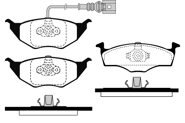 Brake Pad Set, disc brake (RA.0684.1)
