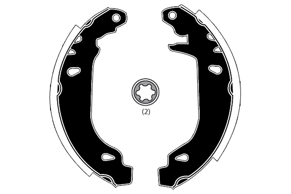 Brake Shoe Set (RA26020)