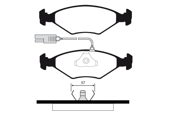 Brake Pad Set, disc brake (RA.0331.0)