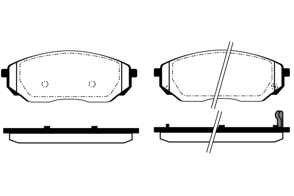 Brake Pad Set, disc brake (RA.0420.0)