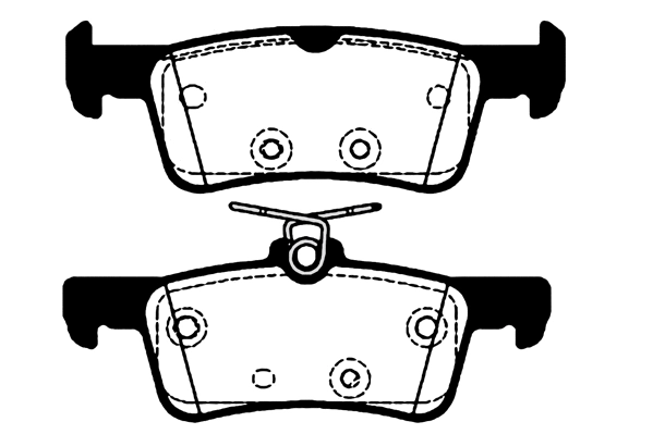 Brake Pad Set, disc brake (RA.1070.0)
