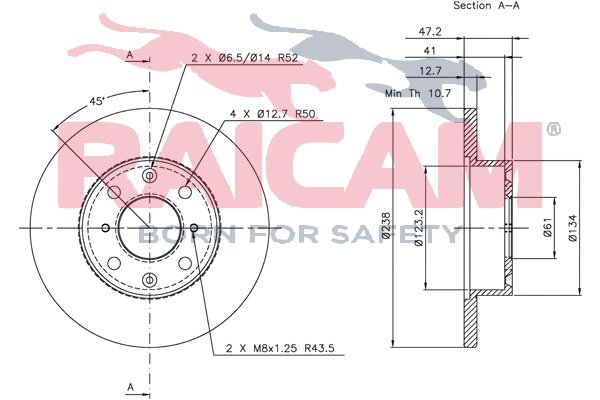 Brake Disc (RD00709)