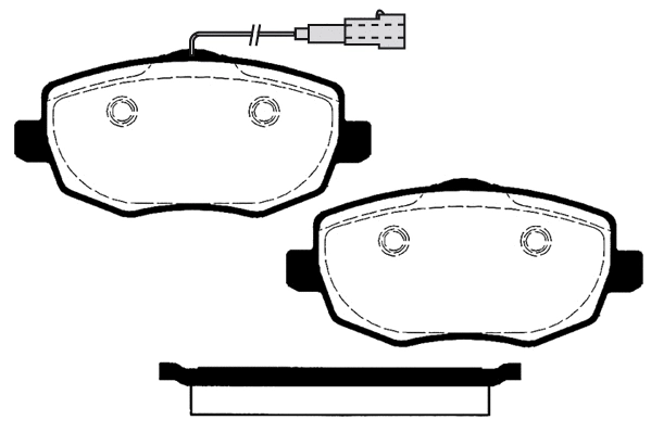 Brake Pad Set, disc brake (RA.0332.2)