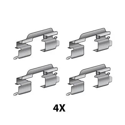 Accessory Kit, disc brake pad (12079494)