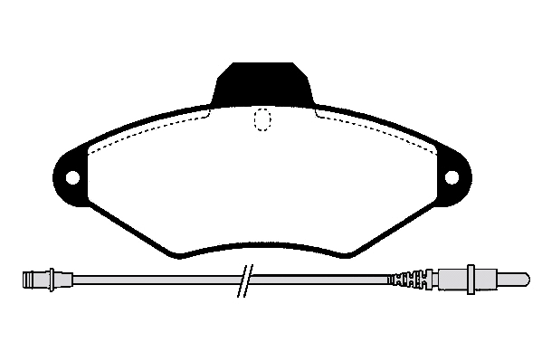 Brake Pad Set, disc brake (RA.0438.0)