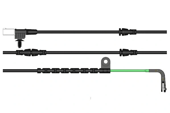 Warning Contact, brake pad wear (KS0084)