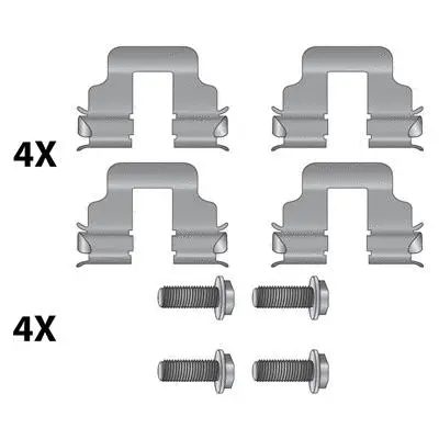Accessory Kit, disc brake pad (12079490)