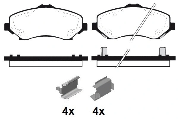 Brake Pad Set, disc brake (RA.0961.0K1)