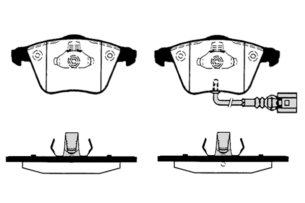 Brake Pad Set, disc brake (RA.0824.5)