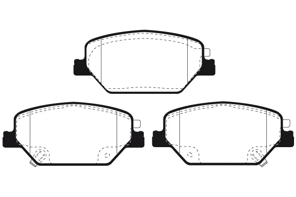 Brake Pad Set, disc brake (RA.1225.0)