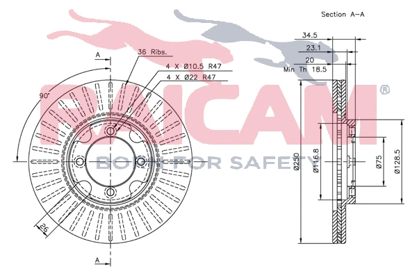 Brake Disc (RD00381)