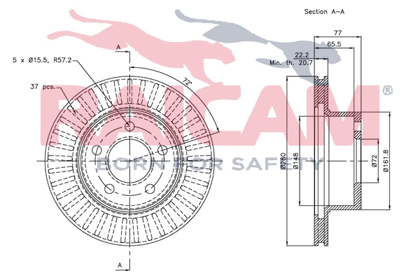 Brake Disc (RD01020)