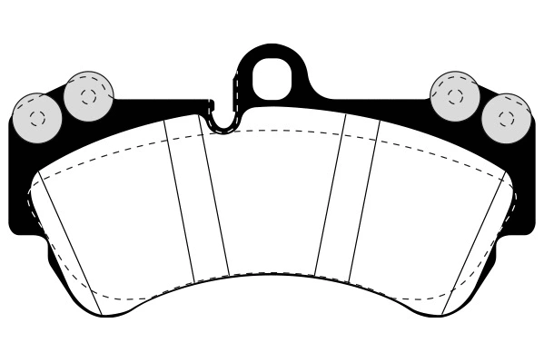 Brake Pad Set, disc brake (RA.1305.0)