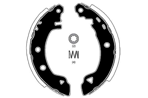 Brake Shoe Set (RA24920)