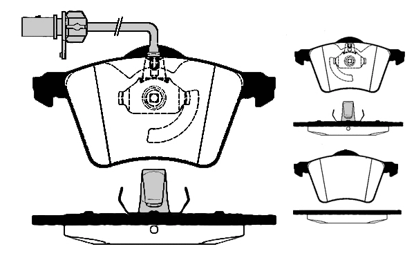 Brake Pad Set, disc brake (RA.0687.1)