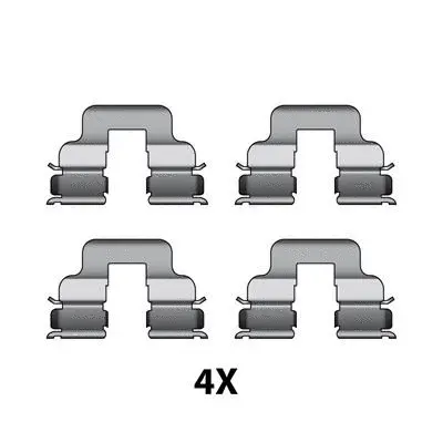 Accessory Kit, disc brake pad (12079472)