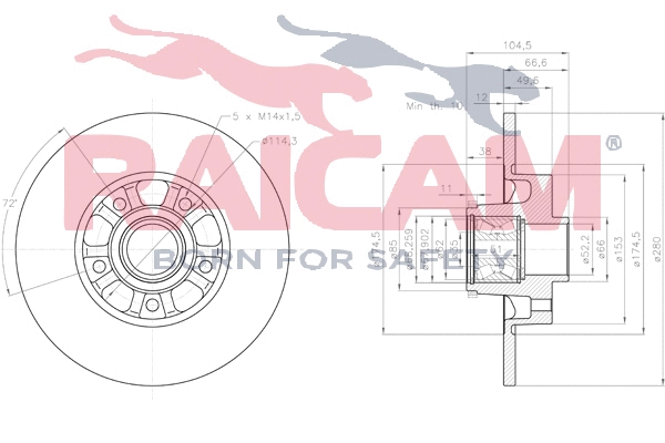 Brake Disc (RD01489)