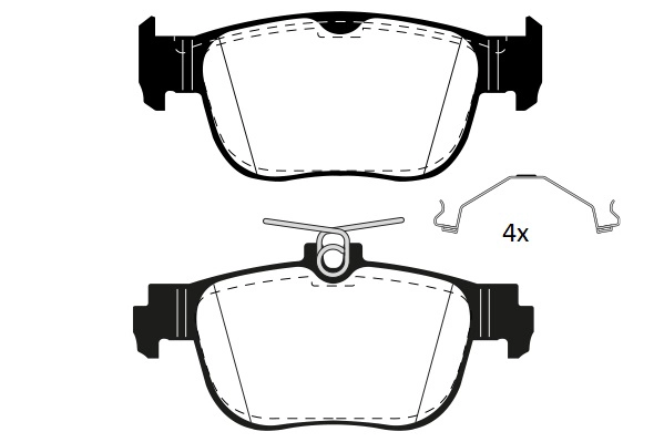 Brake Pad Set, disc brake (RA.1279.1)