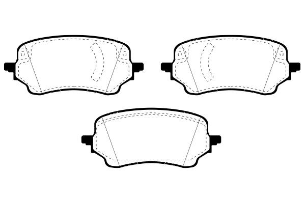 Brake Pad Set, disc brake (RA.1322.0)