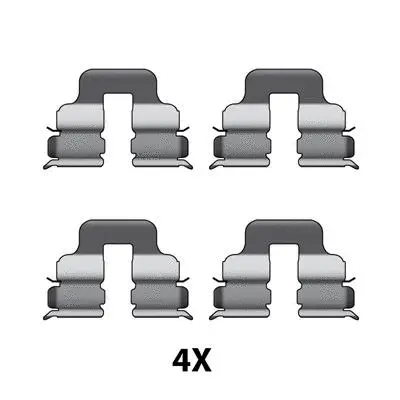 Accessory Kit, disc brake pad (12079470)