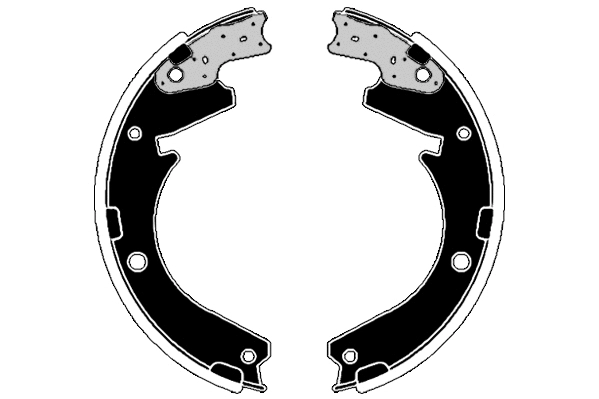 Brake Shoe Set, parking brake (RA28950)