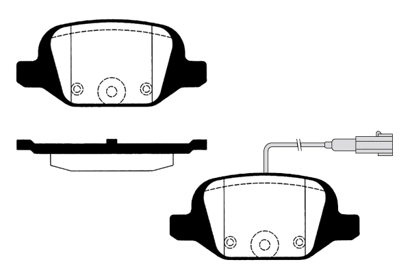 Brake Pad Set, disc brake (RA.0609.1)