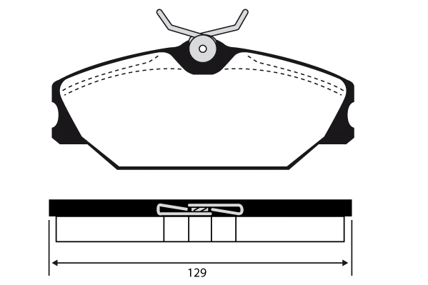 Brake Pad Set, disc brake (RA.0388.3)