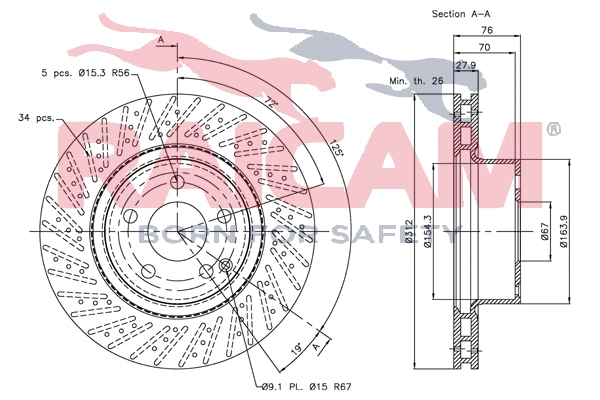 Brake Disc (RD00467)