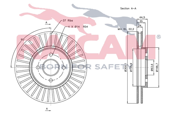 Brake Disc (RD00269)
