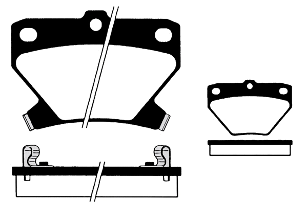 Brake Pad Set, disc brake (RA.0804.0)