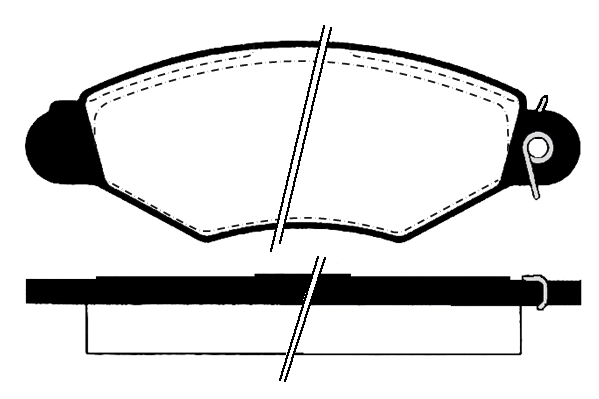 Brake Pad Set, disc brake (RA.0652.0)