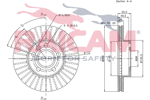 Brake Disc (RD00895)