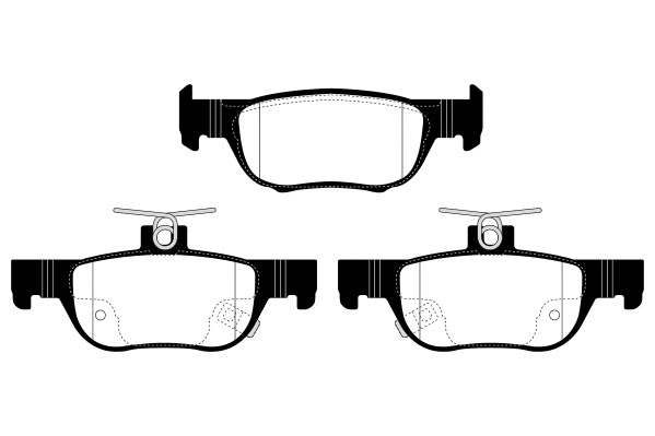 Brake Pad Set, disc brake (RA.1299.0)