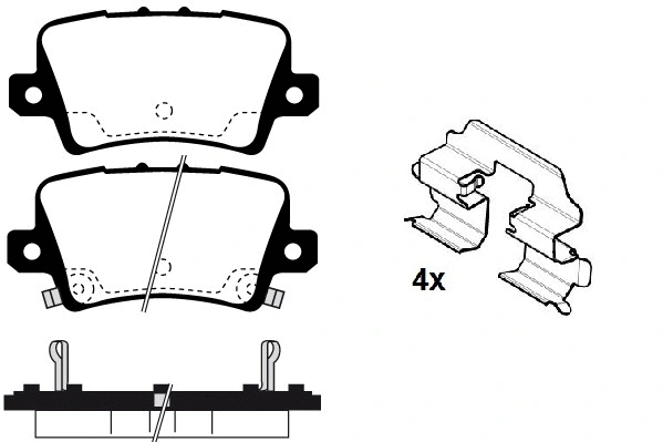 Brake Pad Set, disc brake (RA.0851.0K1)