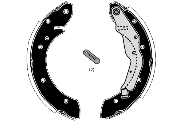 Brake Shoe Set (RA27170)