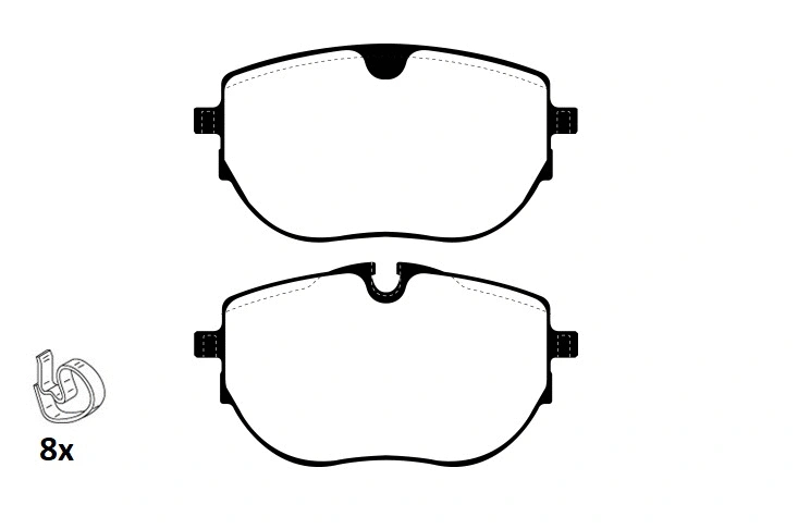 Brake Pad Set, disc brake (RA.1292.0)