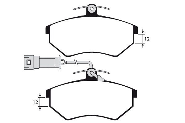 Brake Pad Set, disc brake (RA.0310.1)