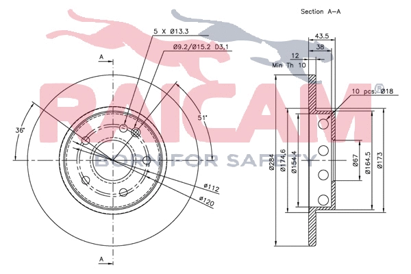 Brake Disc (RD00435)