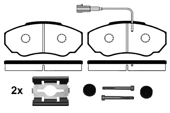 Brake Pad Set, disc brake (RA.0773.0K1)