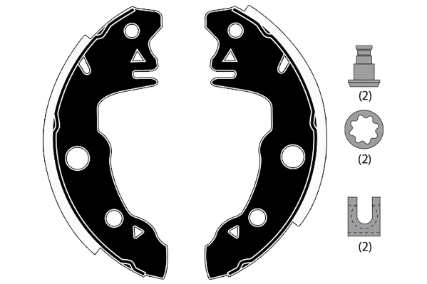 Brake Shoe Set (RA20510)