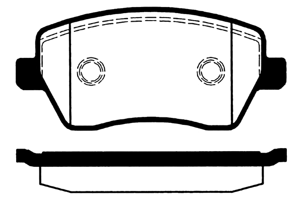 Brake Pad Set, disc brake (RA.0805.0)