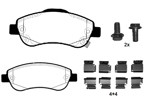 Brake Pad Set, disc brake (RA.0399.0K1)