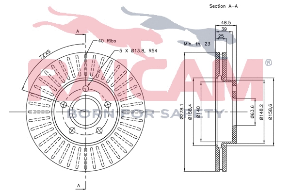 Brake Disc (RD00957)