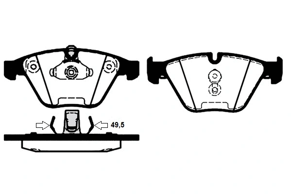 Brake Pad Set, disc brake (RA.0789.5)
