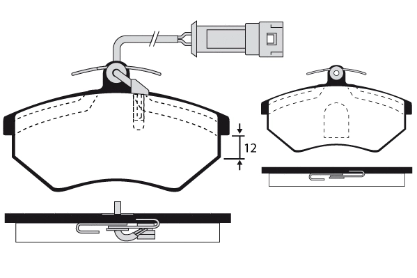 Brake Pad Set, disc brake (RA.0310.5)