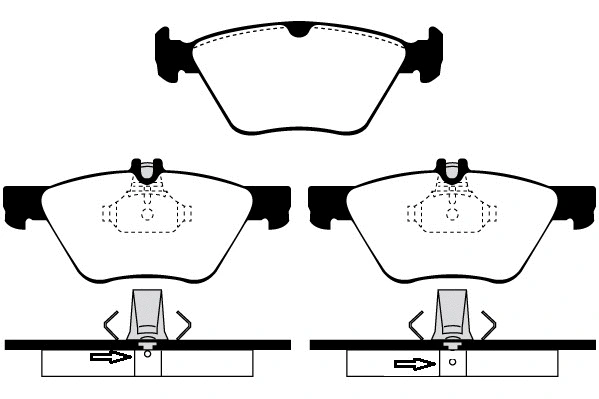 Brake Pad Set, disc brake (RA.0654.1)