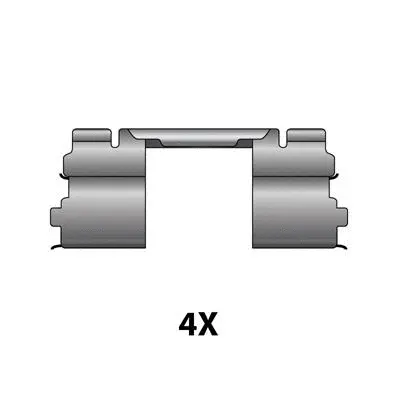 Accessory Kit, disc brake pad (12079475)