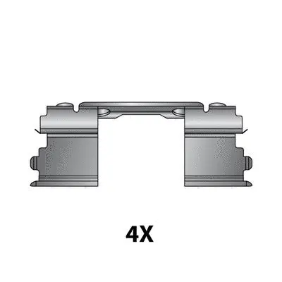 Accessory Kit, disc brake pad (12079578)