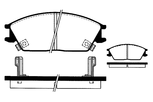 Brake Pad Set, disc brake (RA.0457.1)